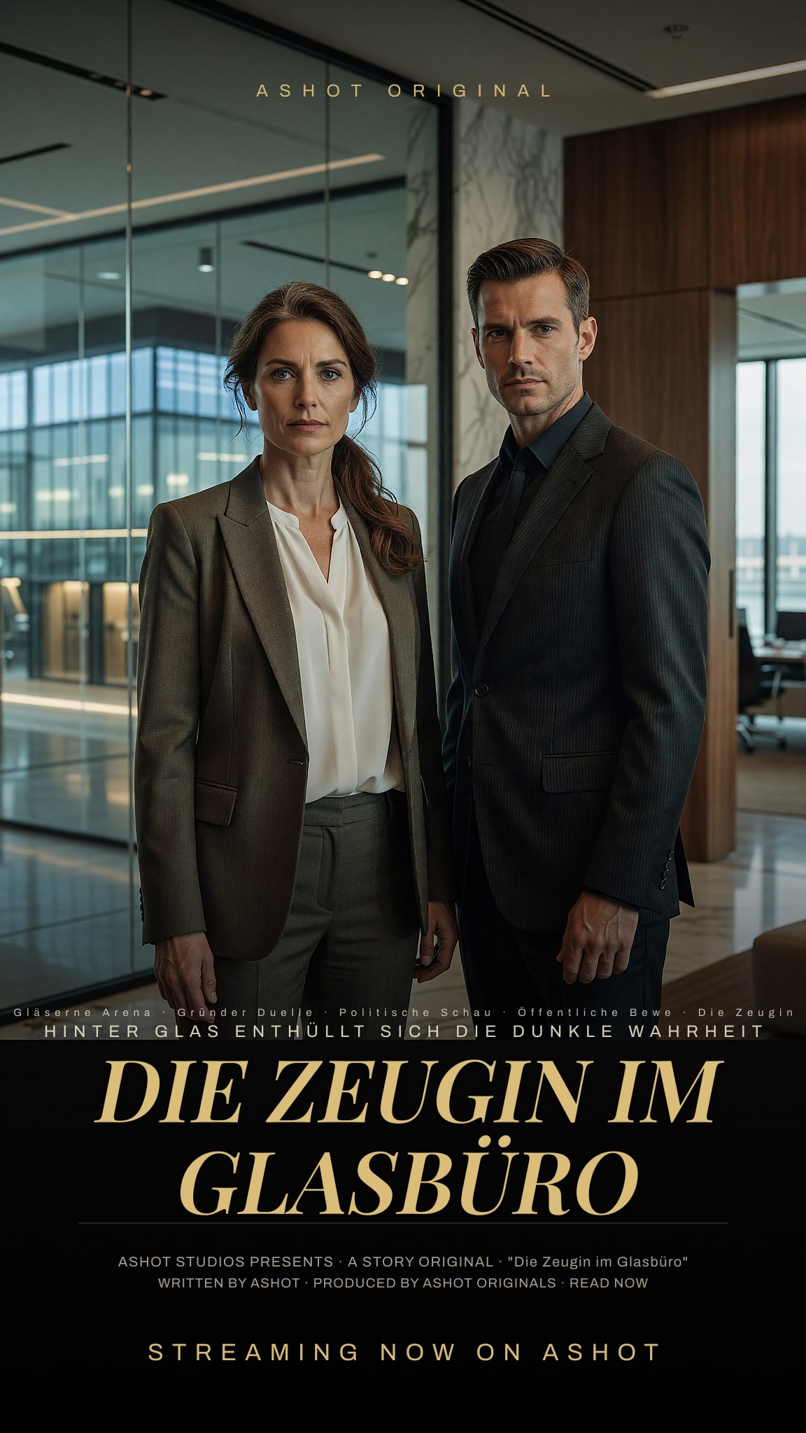 Die Zeugin im Glasbüro