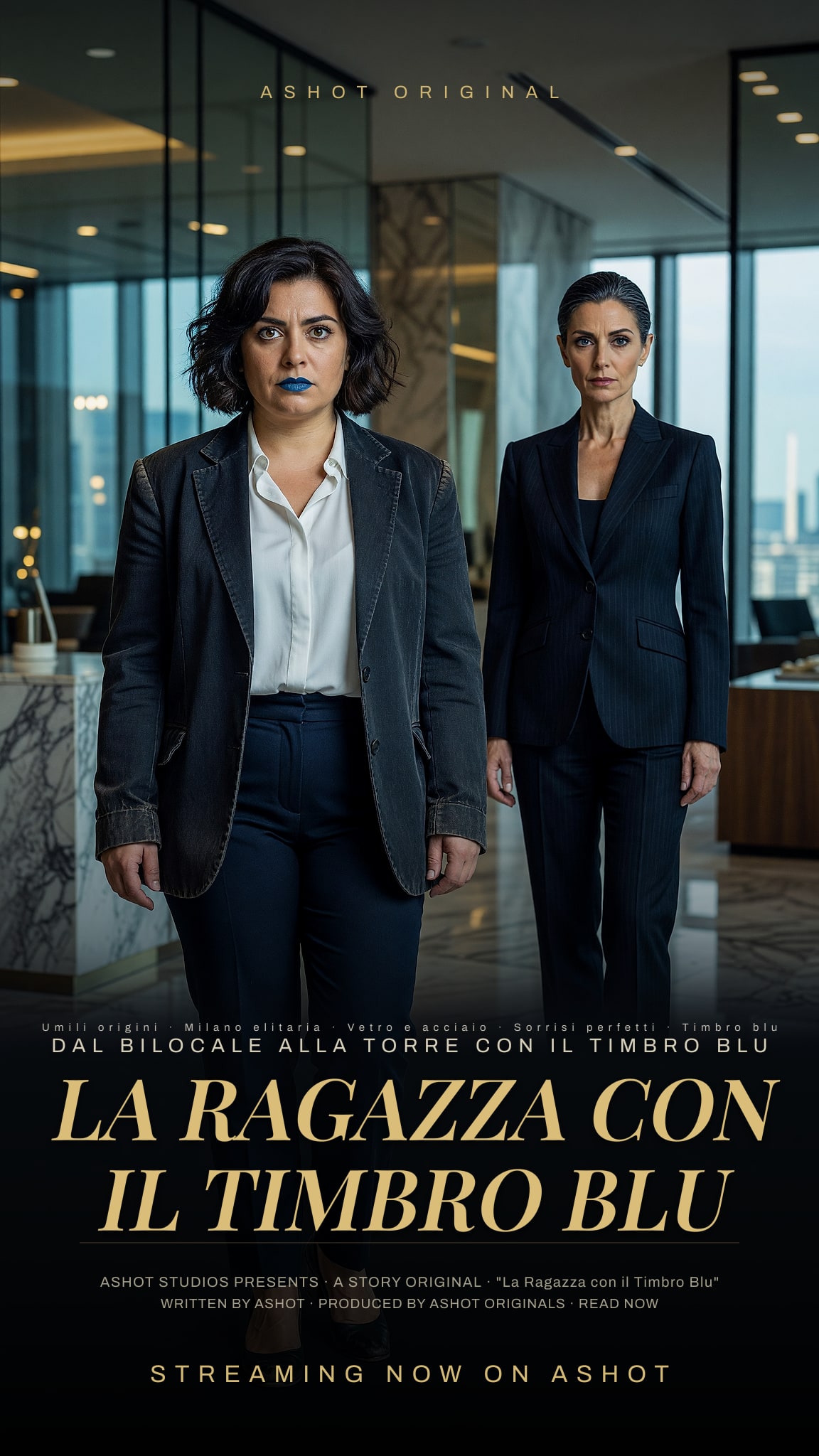 La Ragazza con il Timbro Blu