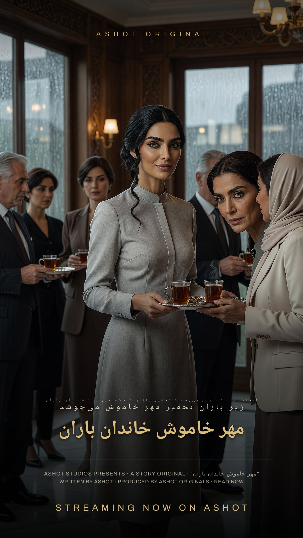مهر خاموش خاندان باران